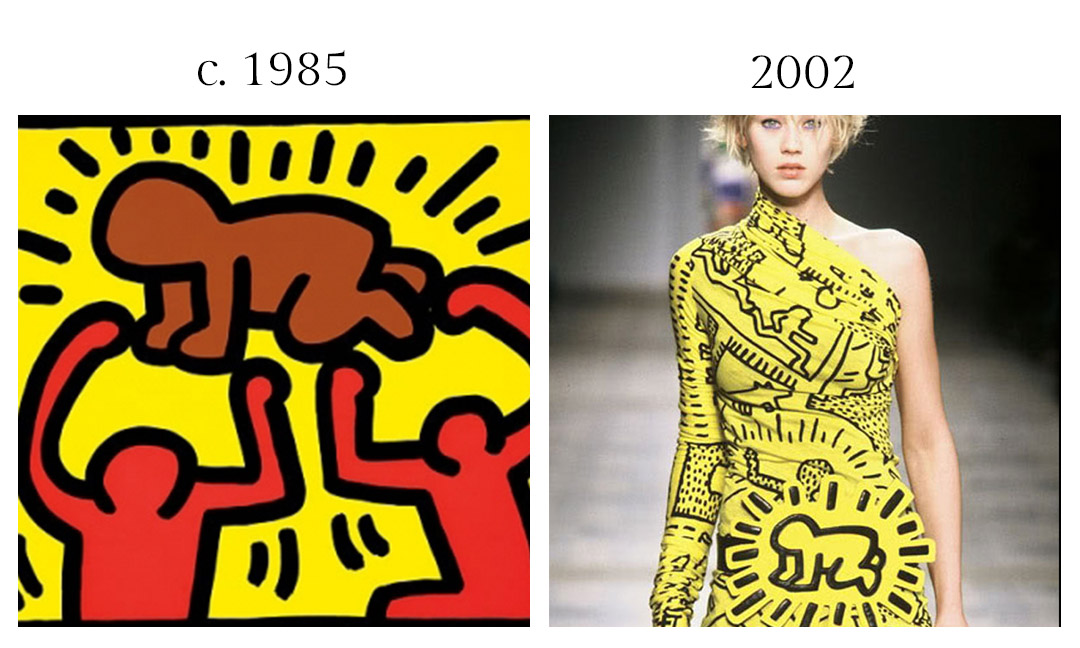 Keith Haring and Jean-Charles Castelbajac