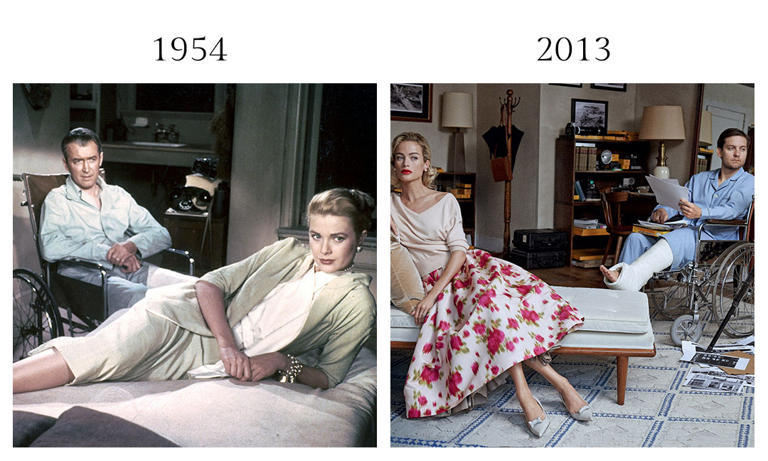 Alfred Hitchcock and Peter Lindbergh