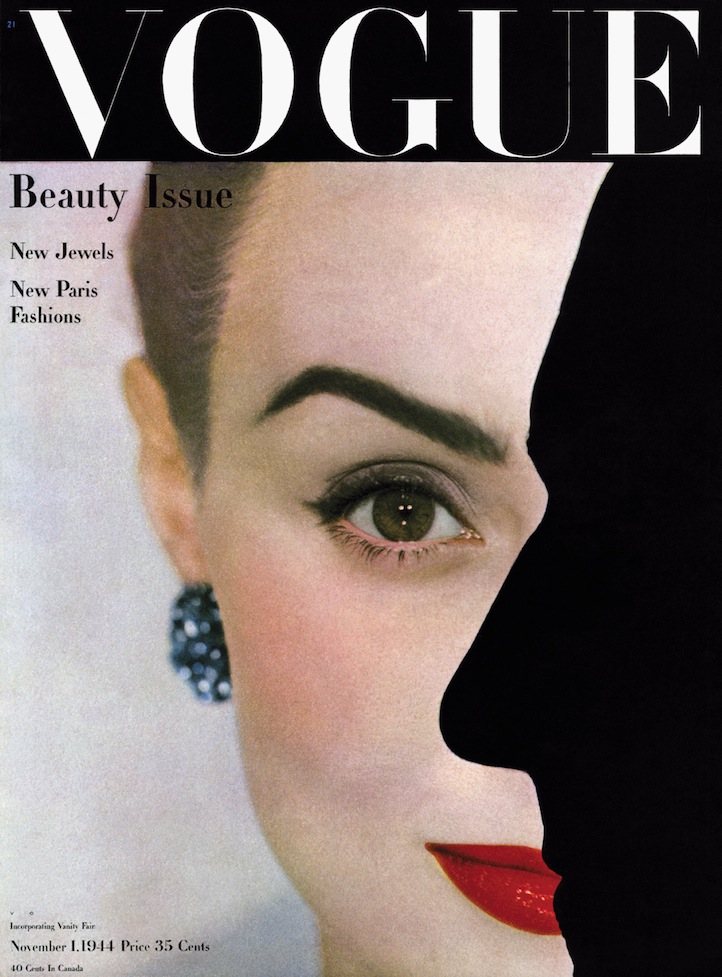 Vogue November 1, 1944 by Erwin Blumenfeld