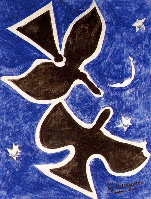The Order of Birds by Georges Braque, 1953