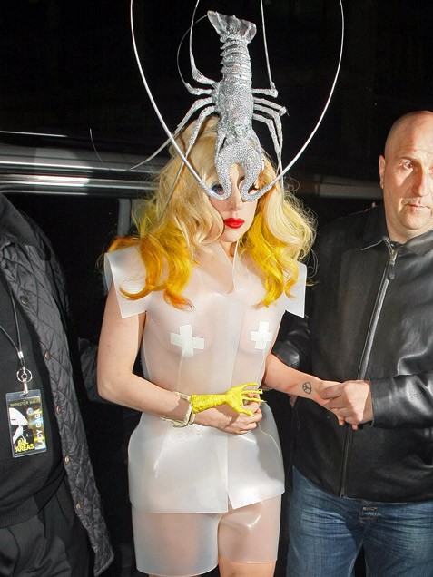 Lady Gaga in a Philip Treacy Lobster Hat, 2010