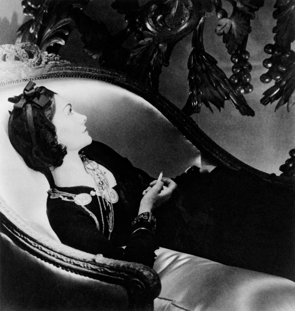 Coco Chanel (Reclining) by Horst P. Horst, 1937
